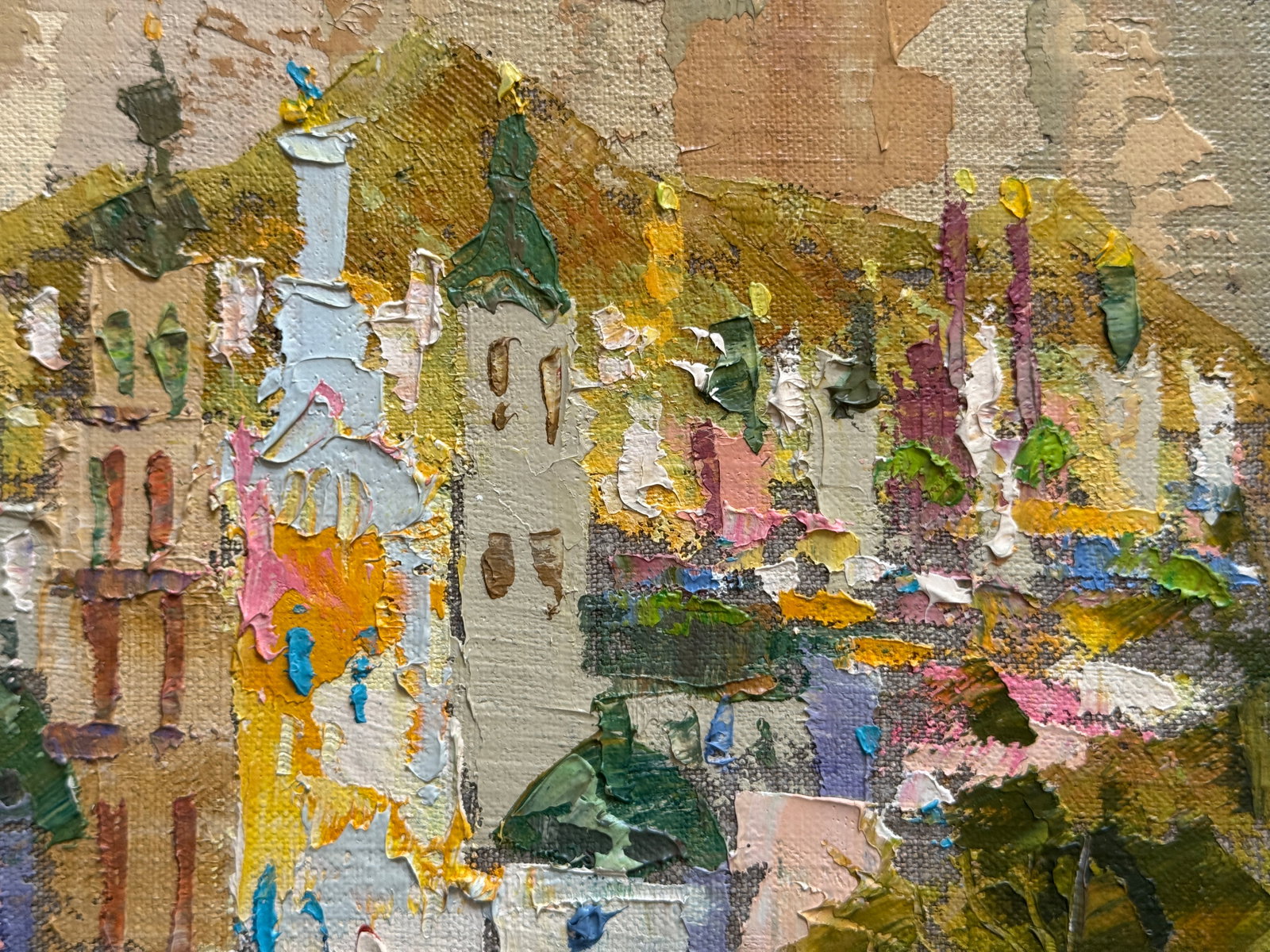 Oil painting with frame city of Lviv K. Leonid - 3