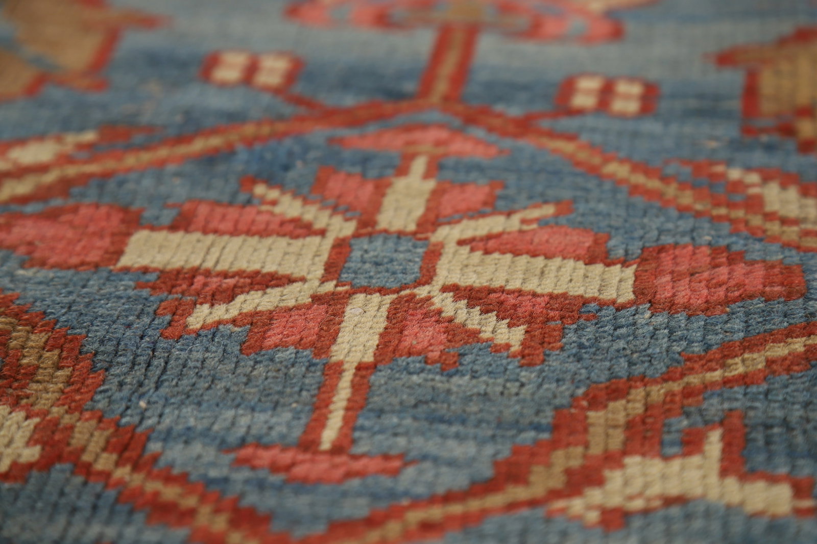 Pre-1900 Vegetable Dye Heriz Bakhshayesh Persian Area Rug 9x11 - 11