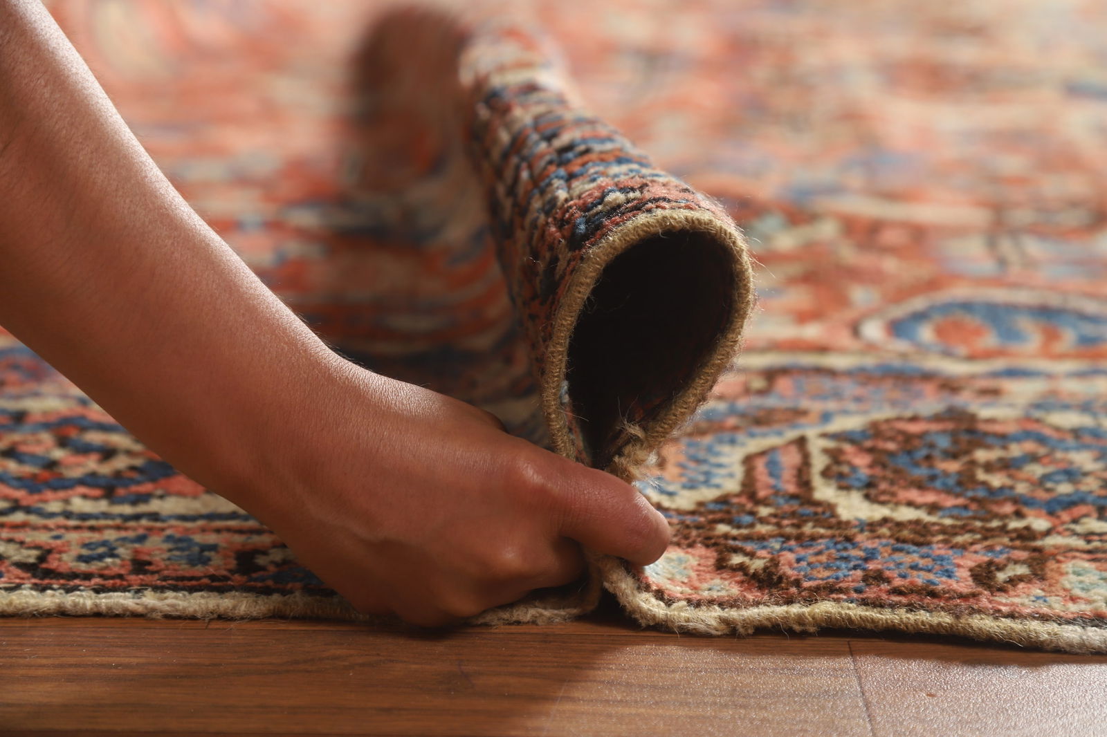 Pre-1900 Vegetable Dye Heriz Serapi Persian Area Rug 9x12 - 19