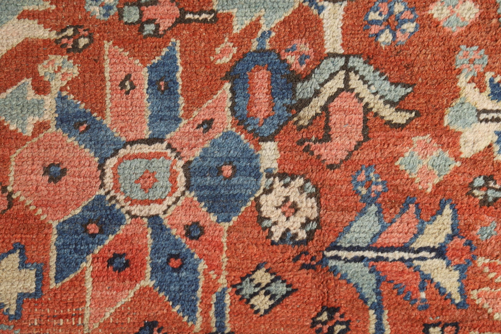 Pre-1900 Vegetable Dye Heriz Serapi Persian Area Rug 9x12 - 9