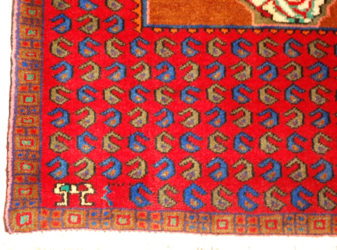 Persian Tabriz Rug 2'6" X 3'3" - 4