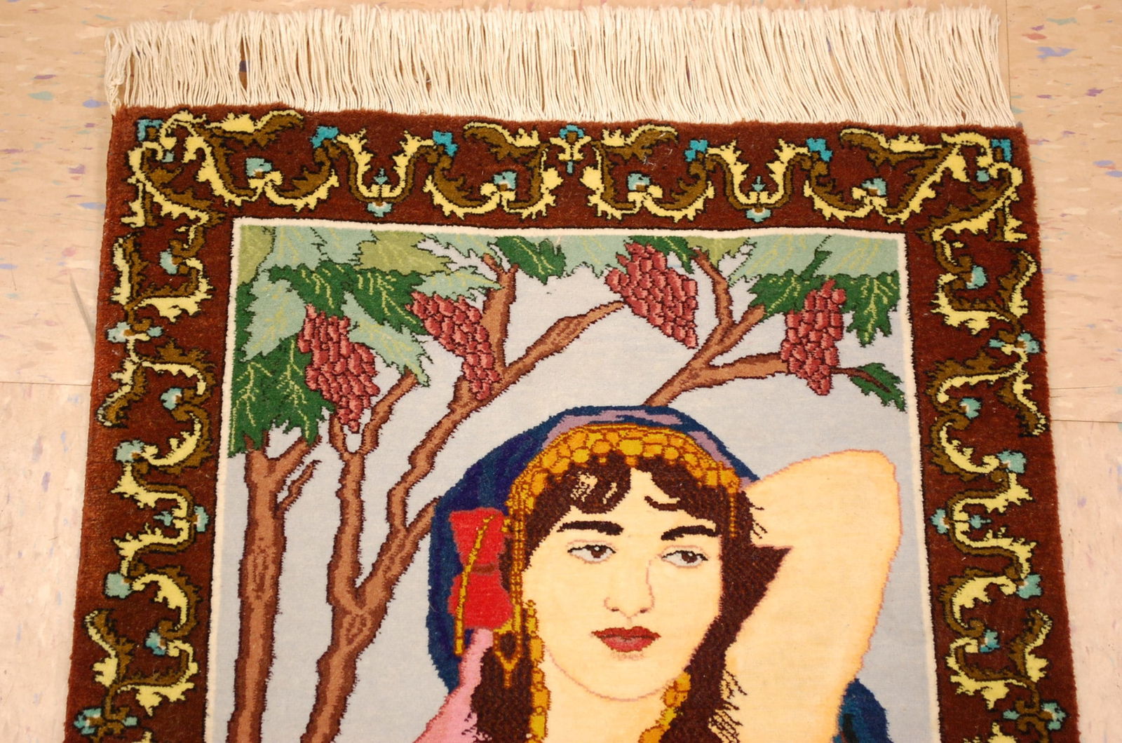 Persian TABRIZ RUG 1'8"X2' - 2