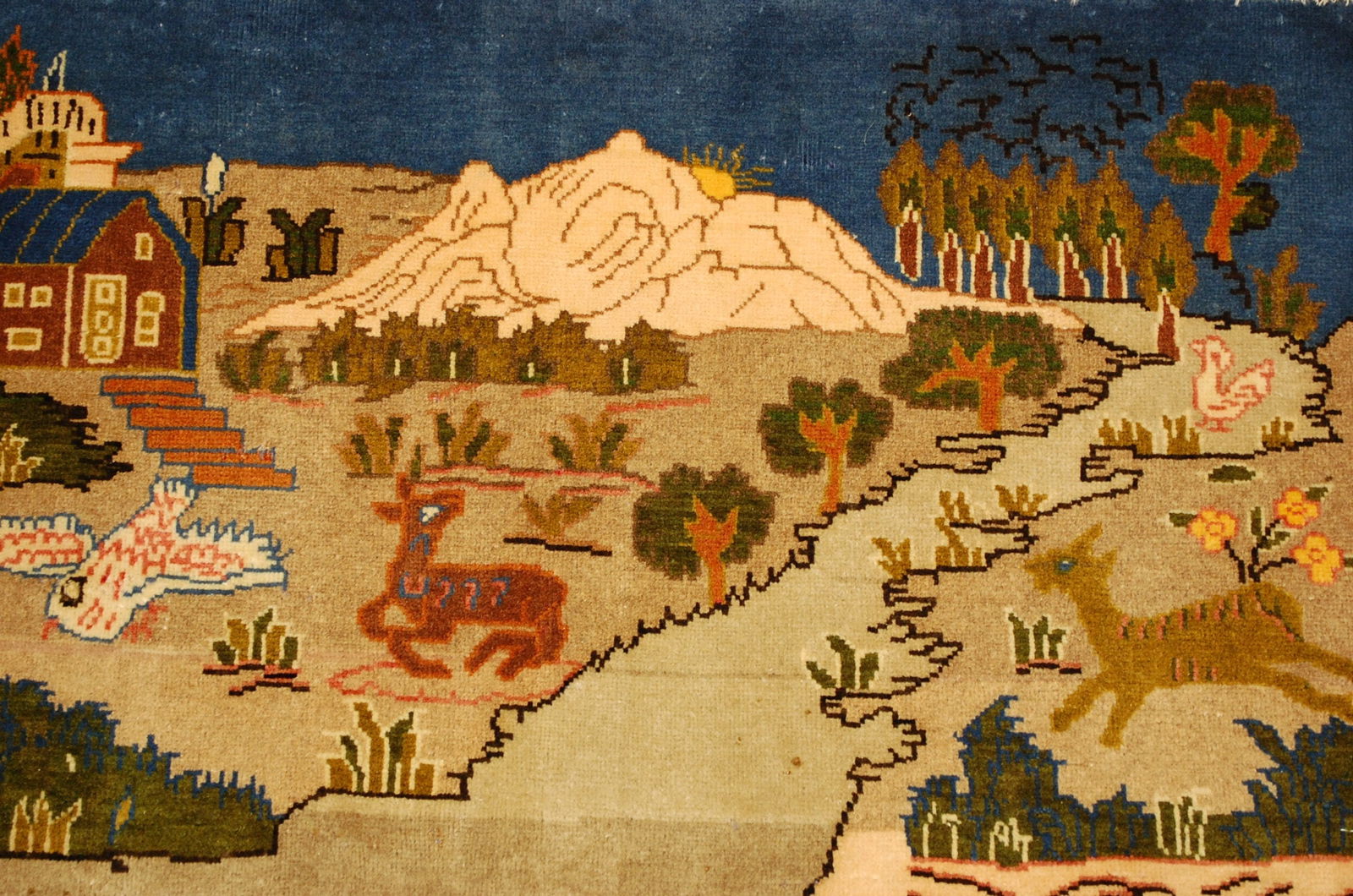 Persian KESHAN RUG 1'10"x3' - 2