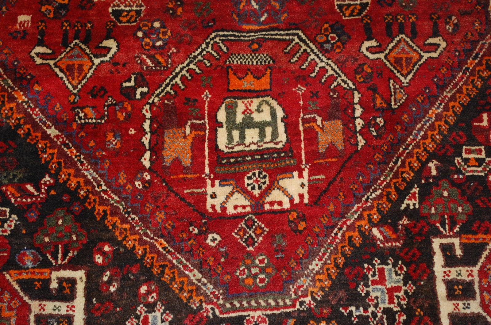 Persian SHIRAZ RUG 4x4.10 - 7