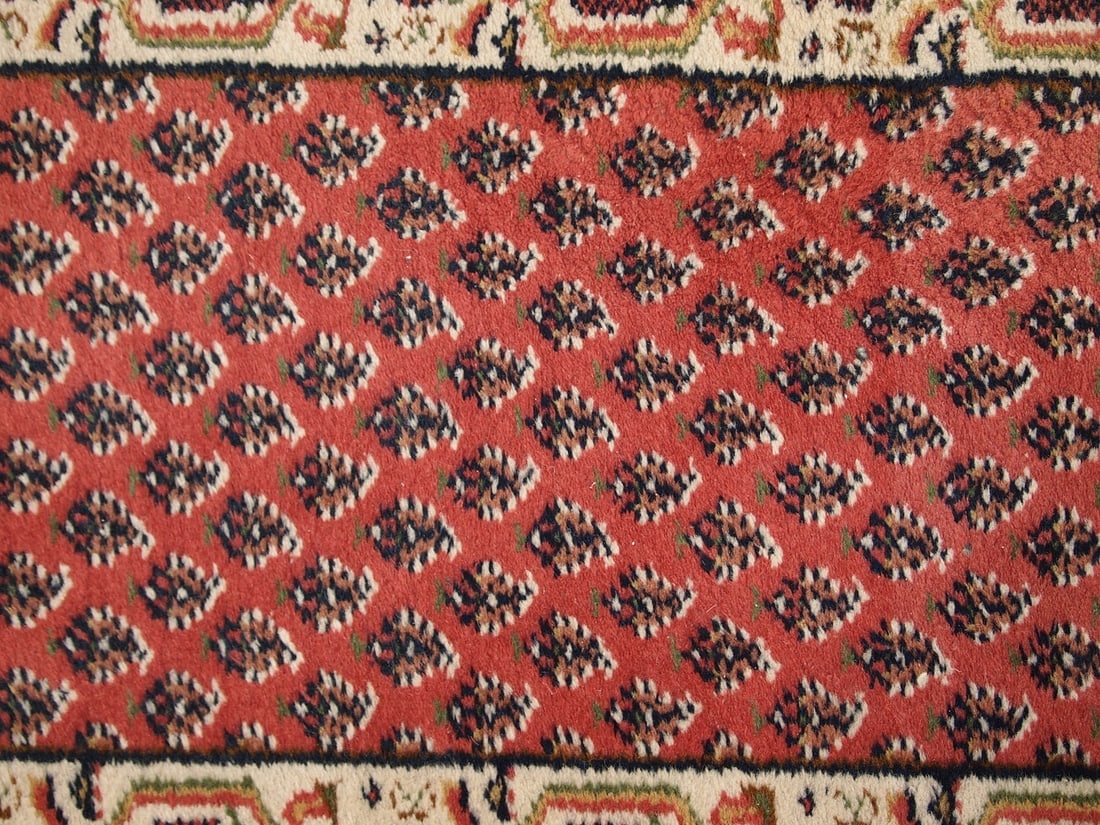 Handmade vintage Indi-Seraband rug 2' x 2.9' (62cm x 90cm) 1970s - 2