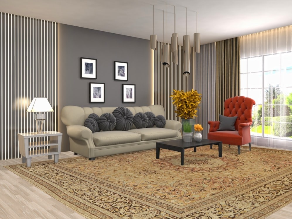 Pre-1900 Vegetable Dye Tabriz Haj jalili Persian Area Rug 9x13 - 2