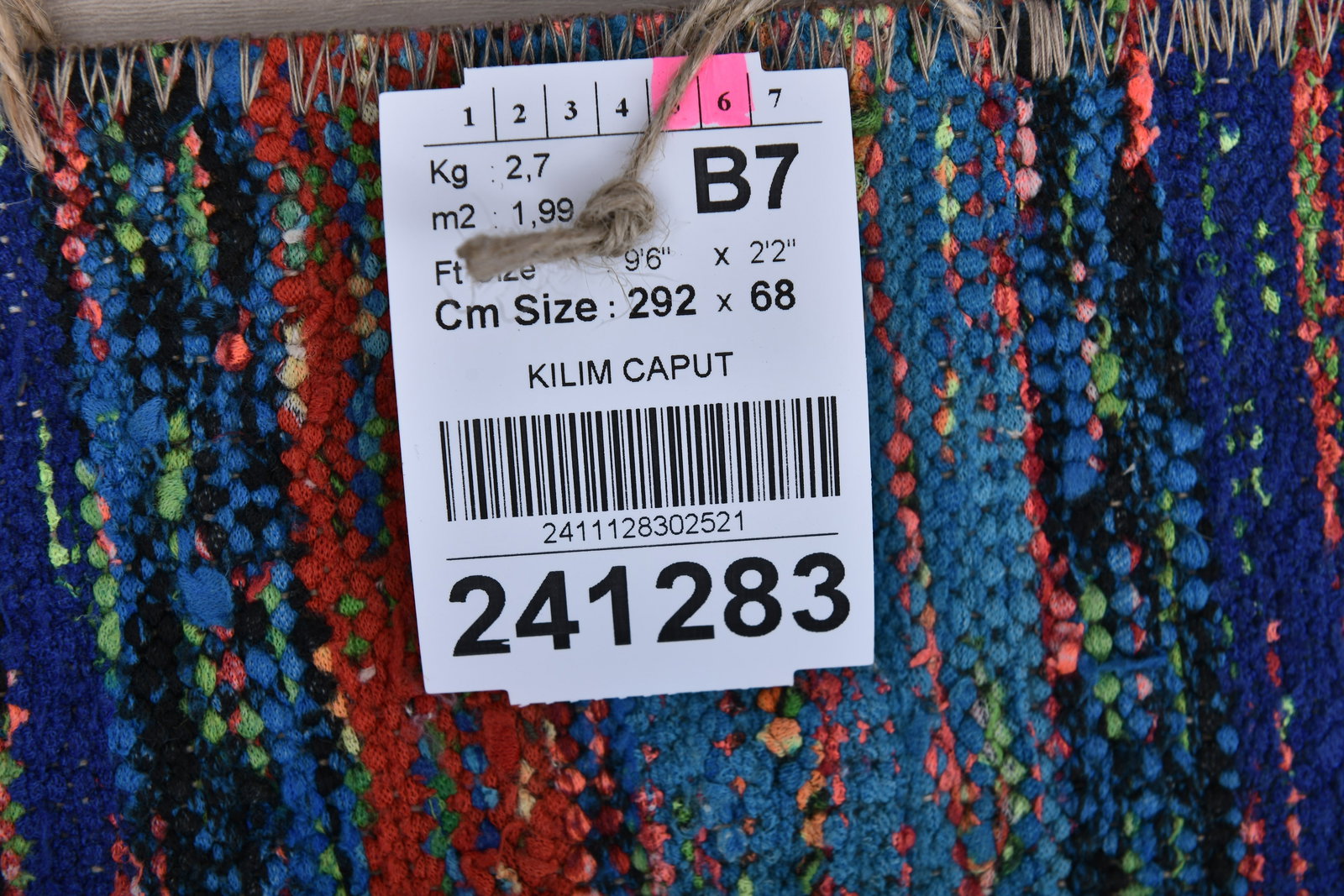 2'2'' x 9'6'' Turkish Handmade Kilim Rug - 241283 - 14