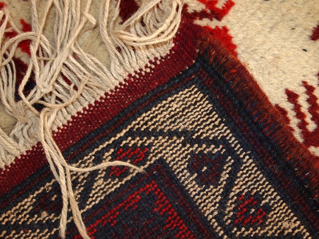 Handmade vintage Turkish Anatolian rug 2.8' x 4.7' ( 87cm x 145cm ) 1970s - 10