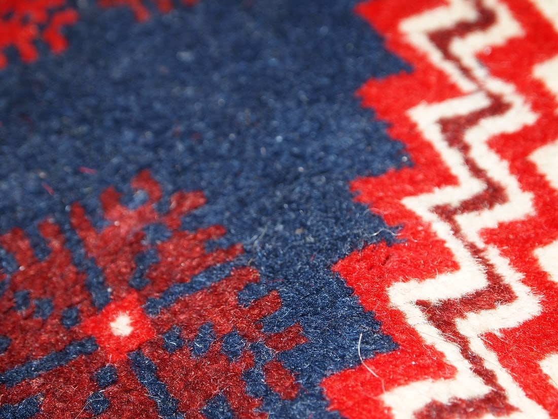 Handmade vintage Turkish Anatolian rug 2.8' x 4.7' ( 87cm x 145cm ) 1970s - 8