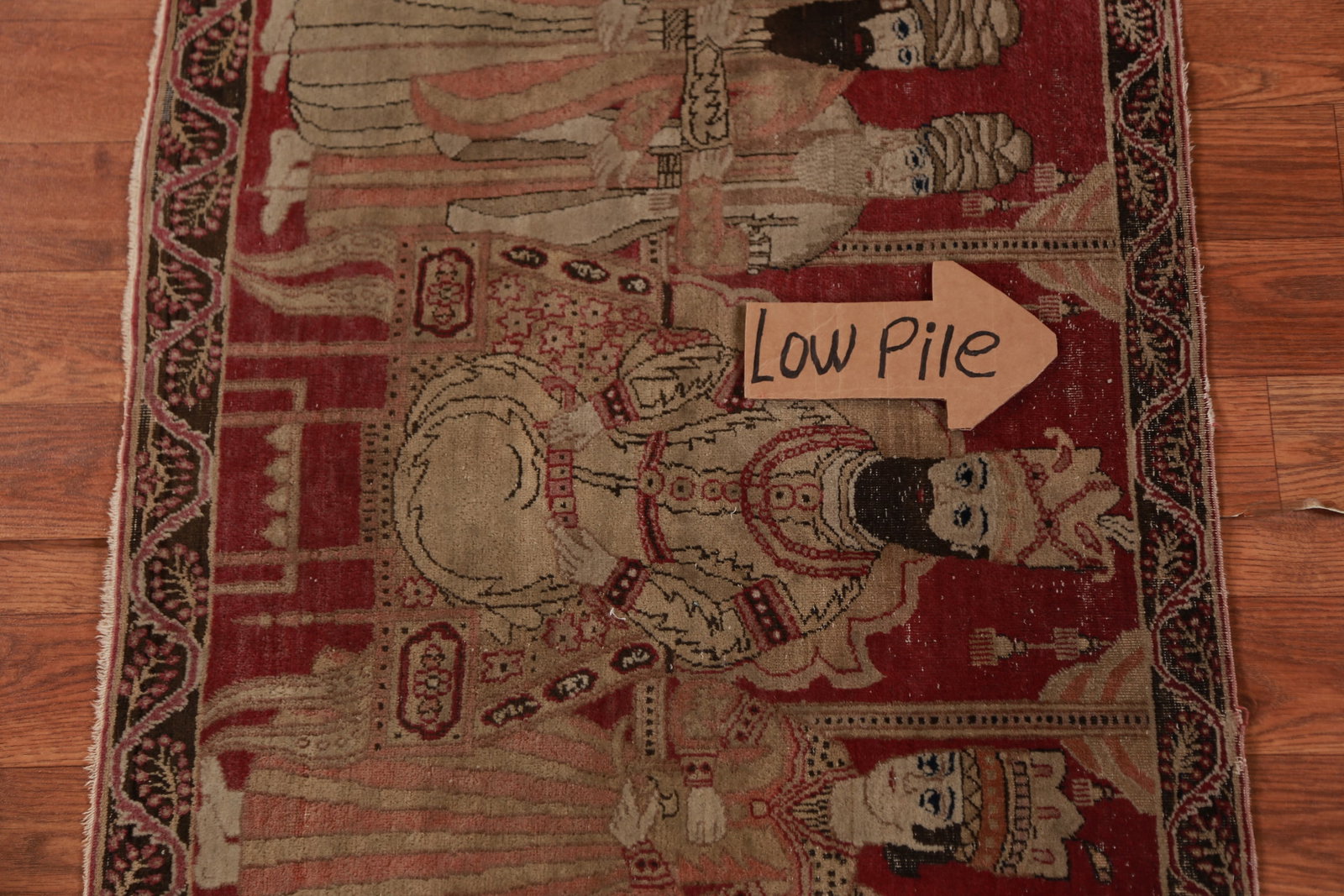 Set of 2 Pre-1900 Vegetable Dye Kerman Ravar Persian Rug 2x3 - 11