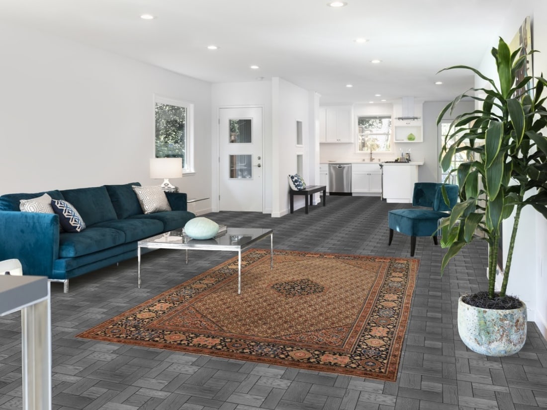 Pre-1900 Vegetable Dye Sarouk Farahan Persian Area Rug 5x8 - 2