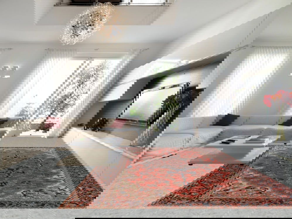 Pre-1900 Vegetable Dye Heriz Serapi Persian Large Rug 11x18 - 2