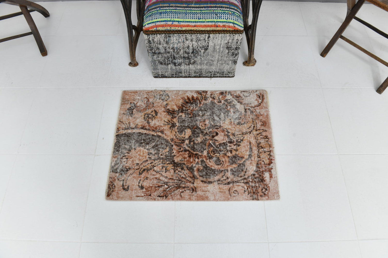 1'11'' x 2'7'' Turkish Handmade Kilim Rug - 23088 - 3