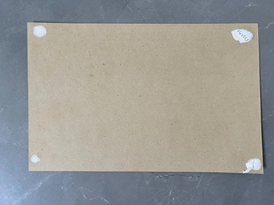 Antique Drawing Landscape, Trees, Cows, Forest, Lake 19 century - 8