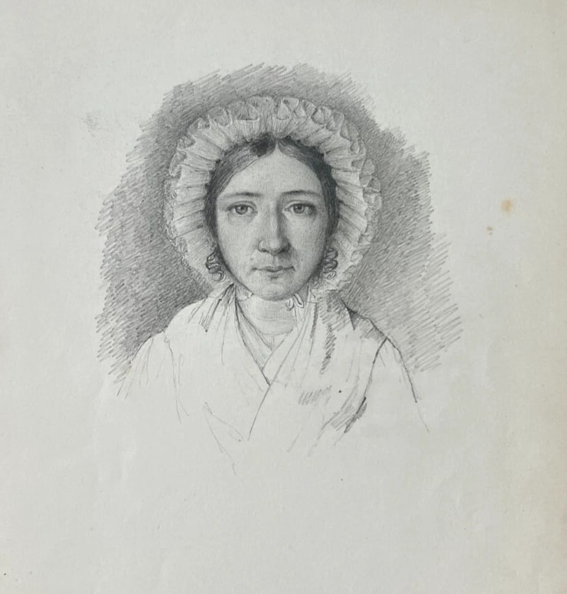 Original Antique Drawing Woman Portrait, Epilepsy 1839 19th century: Title: Original Antique Drawing Woman Portrait, Epilepsy 1839 19th century Description: Pencil on paper 26.5 x 21 cm / 10.43 x 8.26 inches folds Reserve: $120.00 Shipping: Domestic: Flat-rate of $25.0