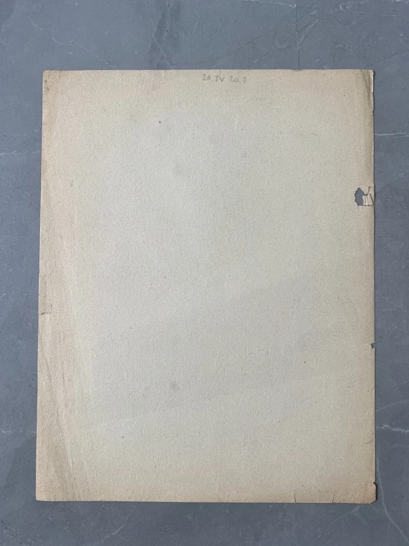 Antique Original Drawing Boy Portrait Child Sleeping 19th century - 8