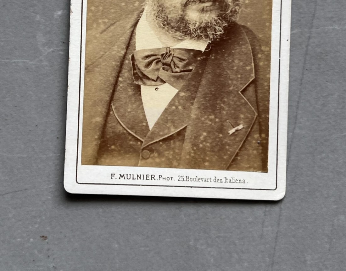 CDV Photo – William-Adolphe Bouguereau Portrait Photograph 19th century - 4