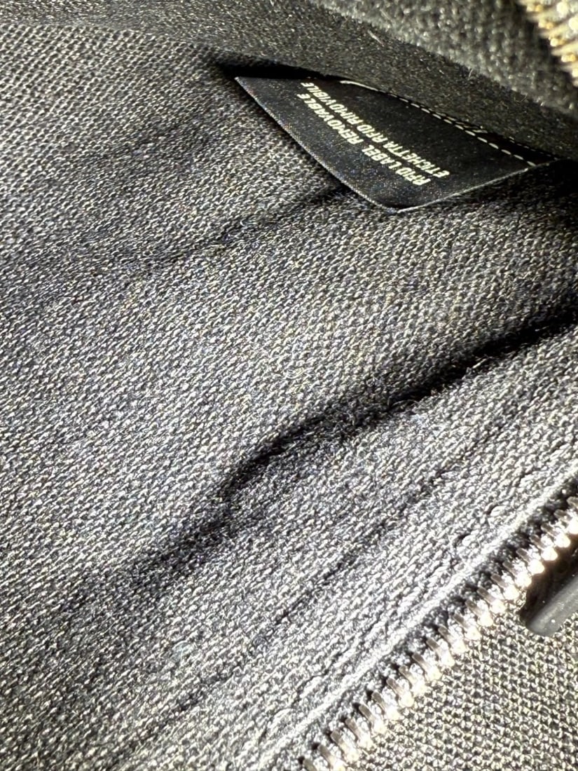 Fendi Cuoio Romano Selleria Black Leather Briefcase Attache Bag - 11