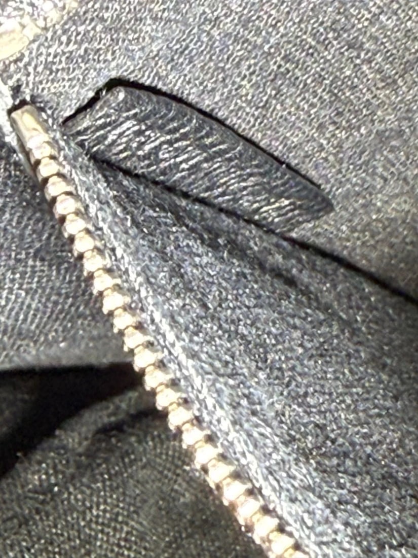 Fendi Cuoio Romano Selleria Black Leather Briefcase Attache Bag - 12