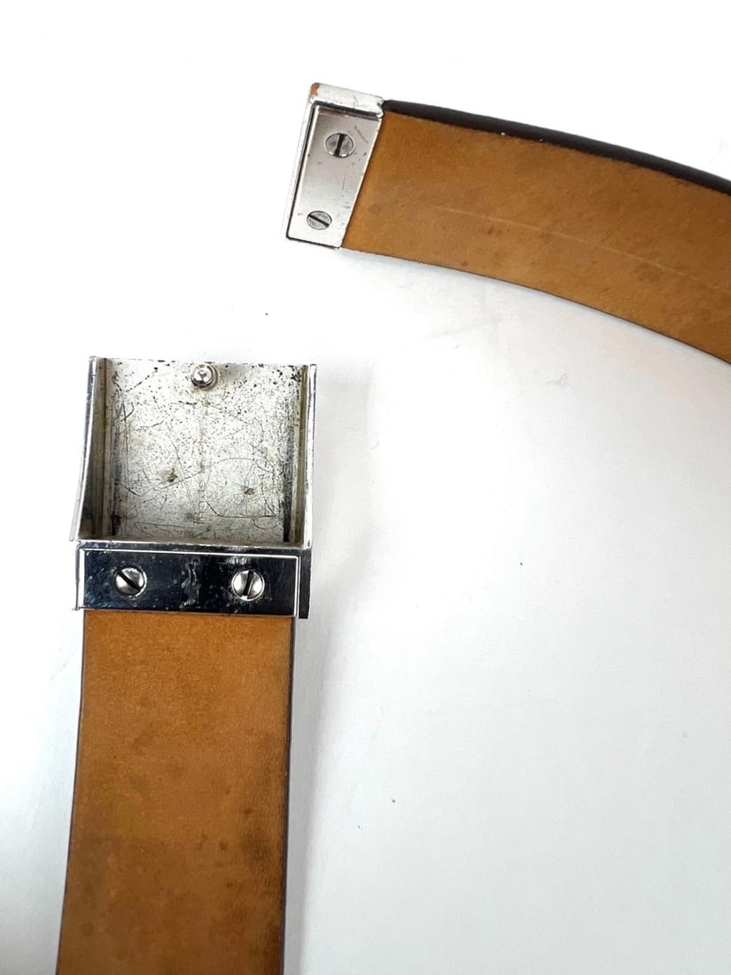 Louis Vuitton LV Inventeur Brown Damier Ebene Men's Belt 75/30 - 12