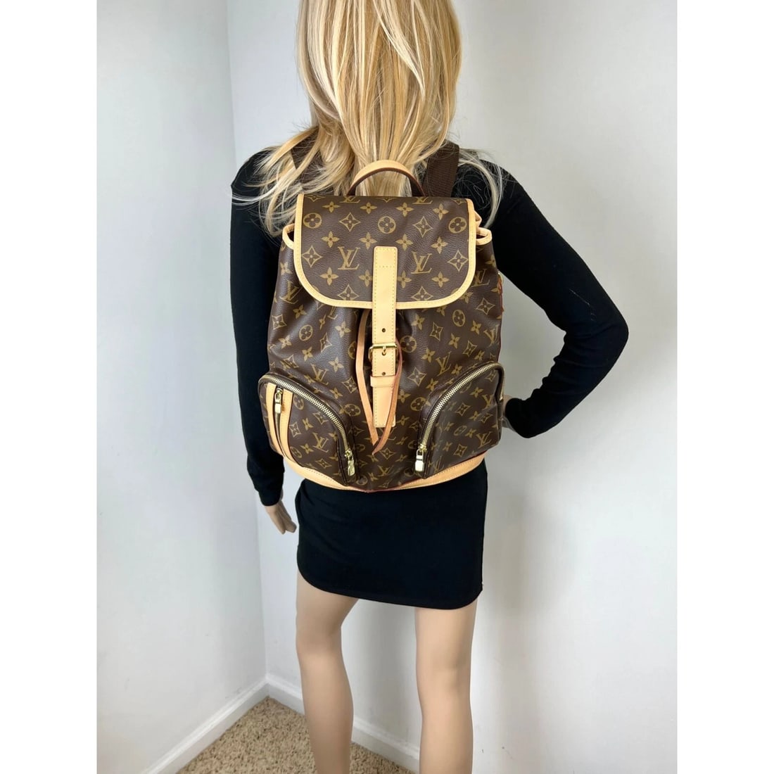 LOUIS VUITTON Bosphore Monogram Canvas Backpack - 4