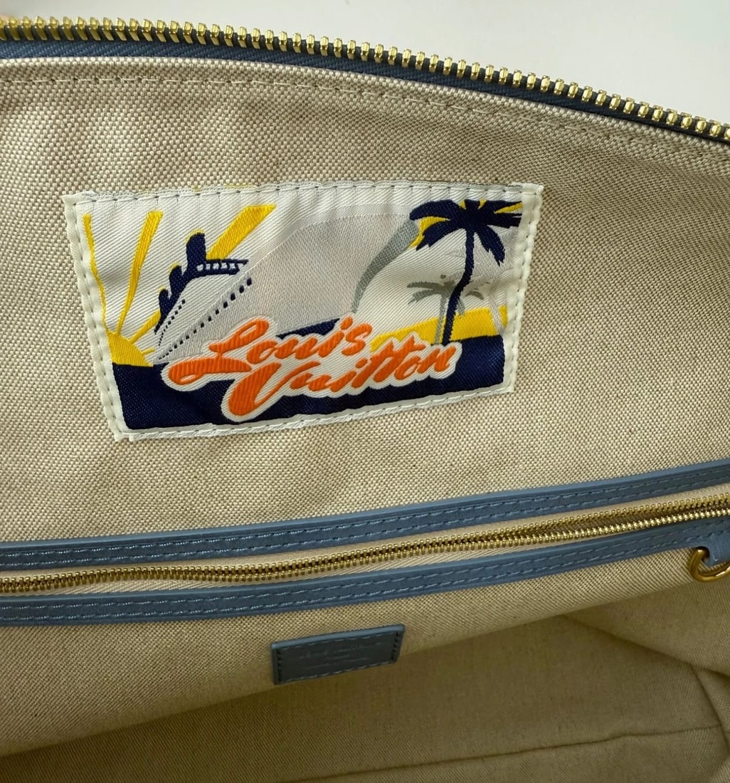 Louis Vuitton Damier Denim Vagabond hobo Handbag - 7