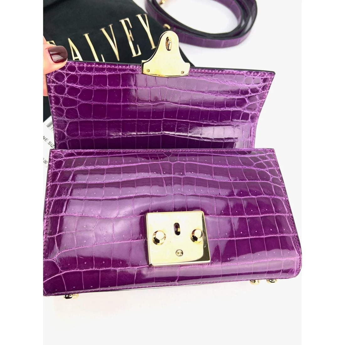 Stalvey Top Handle 2.0 Alligator Bag Crossbody Luxury - 11