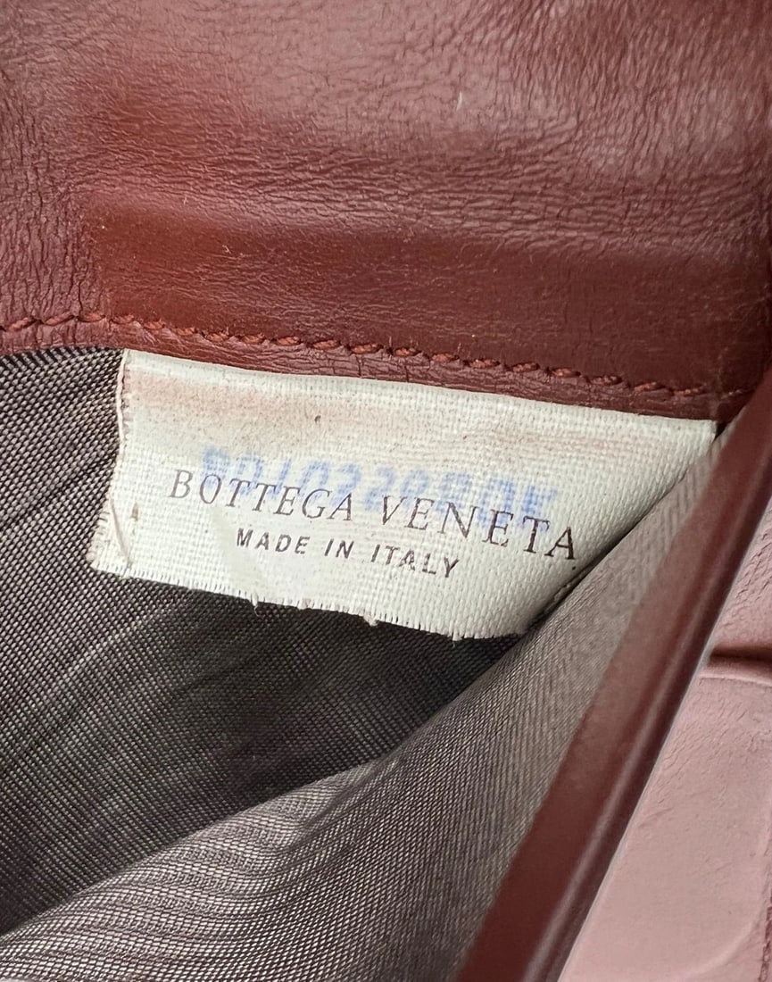 Bottega Veneta Nappa Intrecciato Long Flap Brown Wallet Clutch - 8