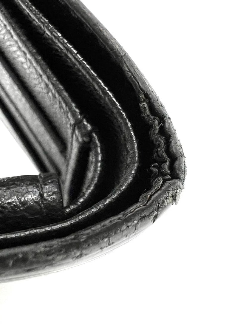 Louis Vuitton Vintage Black Epi Leather Multiple Men's Wallet - 11