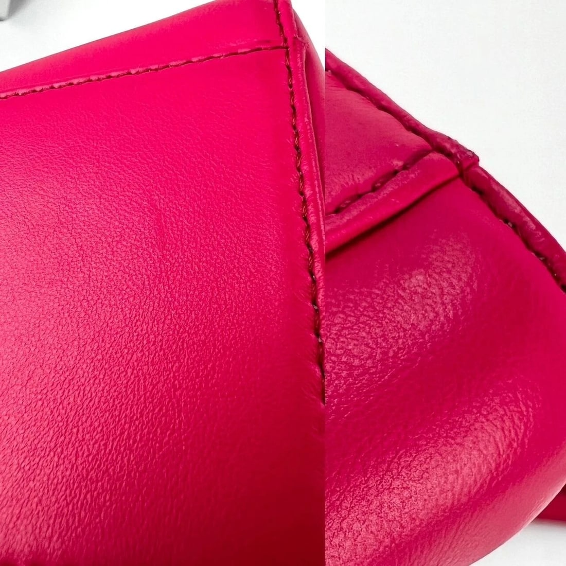 Fendi Mini Peekaboo Pink Leather Hand Shoulder Bag - 3