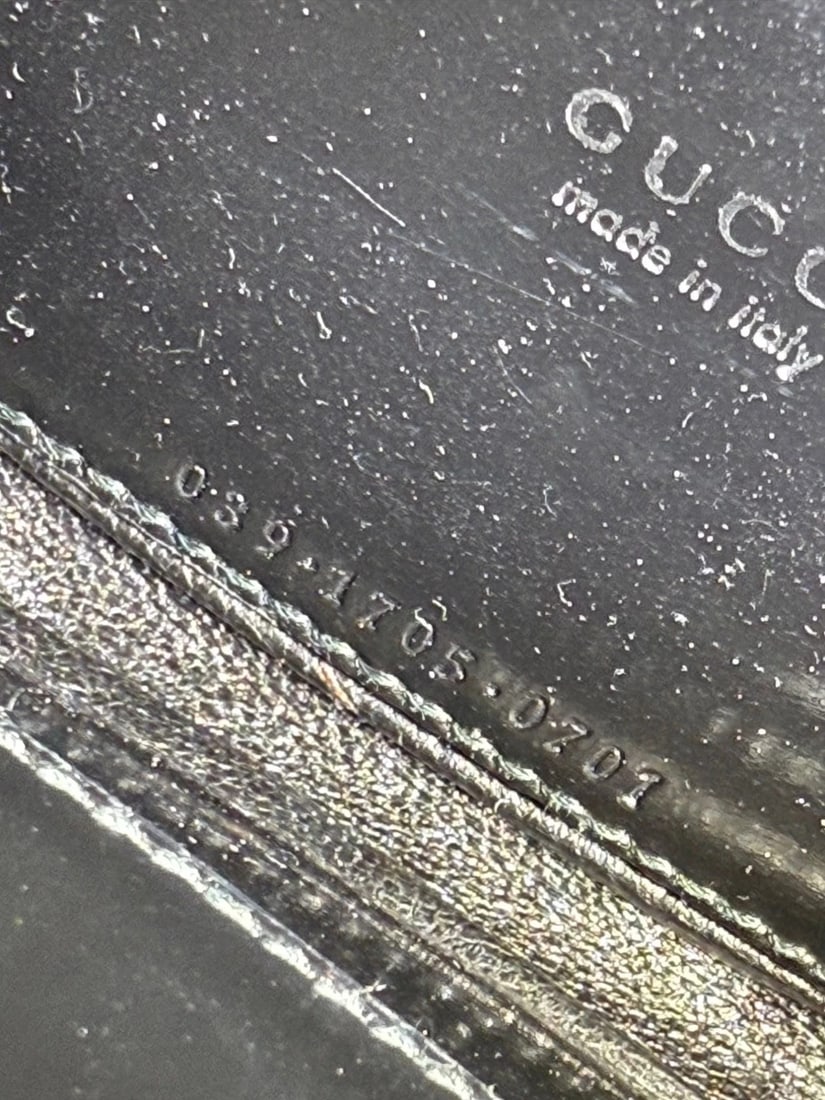 Gucci Bamboo Half Moon Mini Black Canvas Crossbody Bag - 7