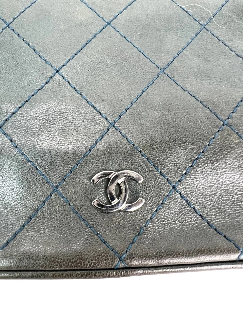 Chanel Quilted Lambskin Stitched Wallet on a Chain Crossbody Bag - 6