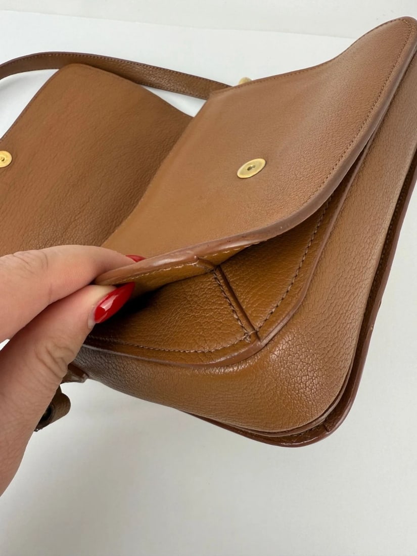 Miu Miu Madres Brown Leather Crystals Crossbody - 8