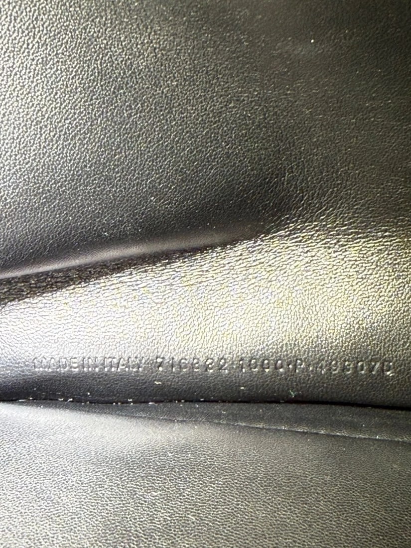 Balenciaga Large Crush Leather Matte Black Quilted Shoulder Bag - 15