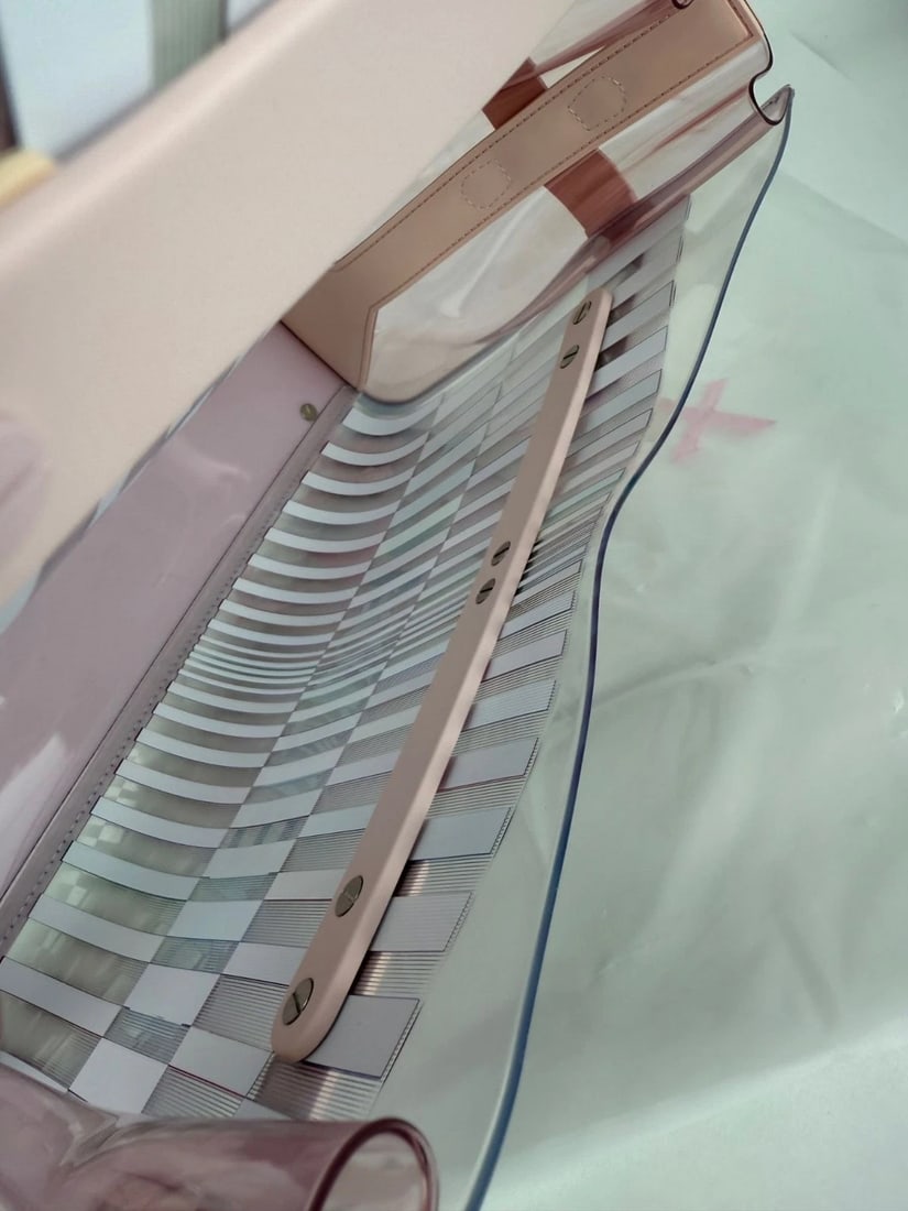 Delvaux PVC Tempete The Eye Catcher Multicolor Satchel Bag - 6