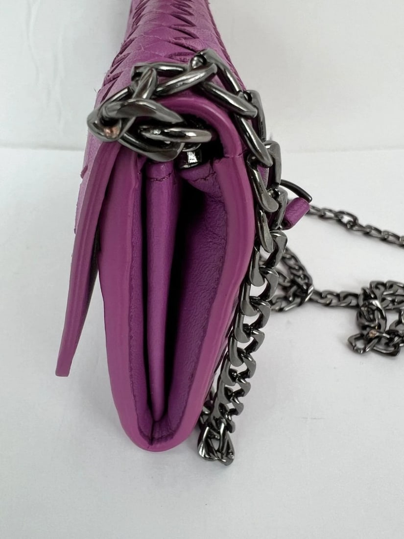 Bottega Veneta Nappa Intrecciato Contiental Flap Wallet Clutch - 10