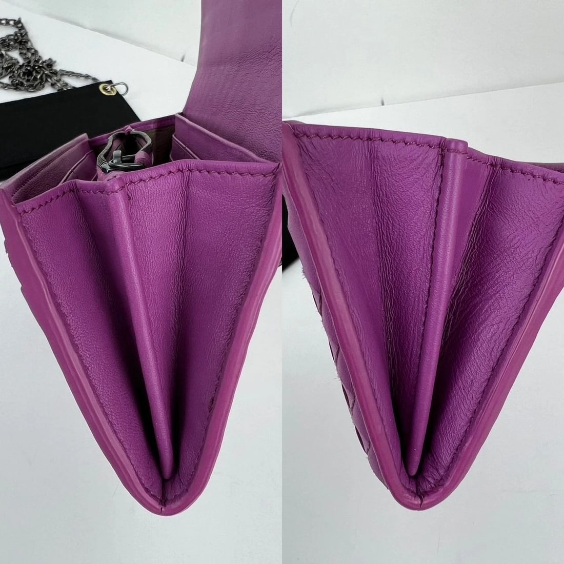 Bottega Veneta Nappa Intrecciato Contiental Flap Wallet Clutch - 13