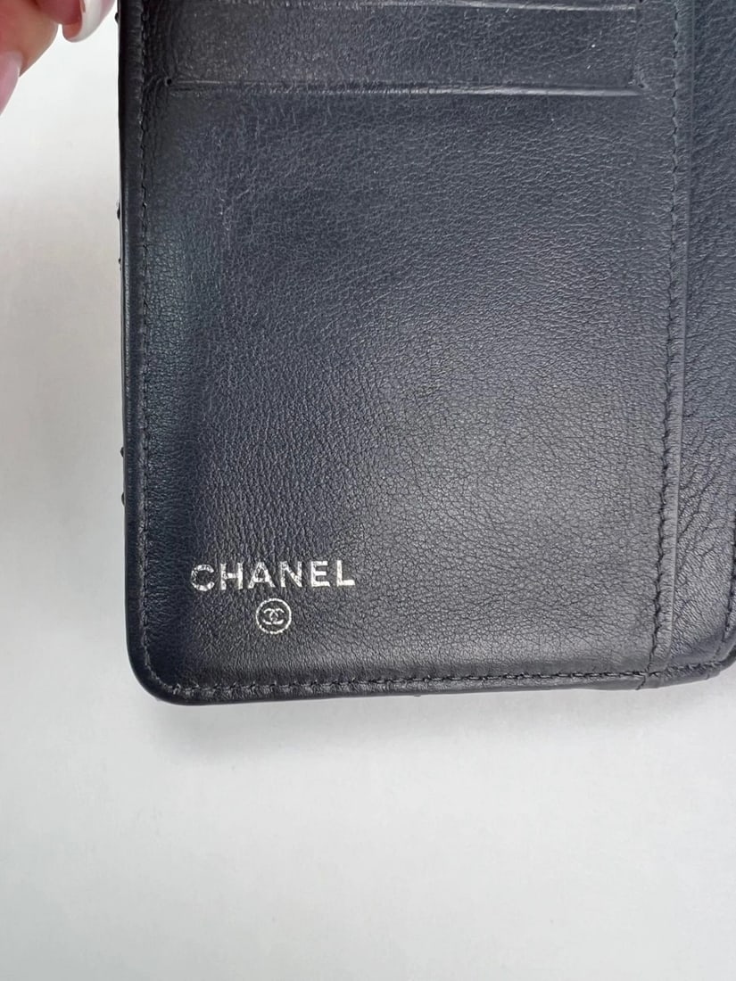 Chanel aged calfskin 2.55 Reissue Zip Gray Compact Wallet - 14