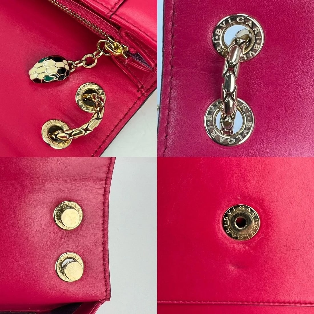 Bvlgari Serpenti Forever Dark Pink Shoulder Bag - 12