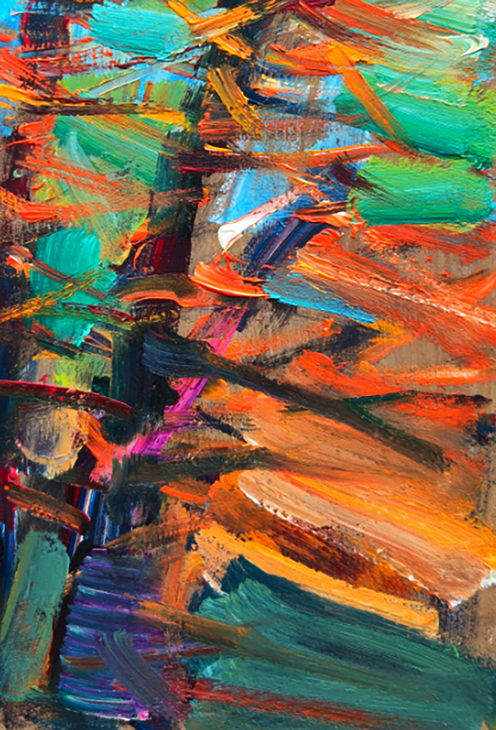 Oil painting The last ray of sun Yuri Shkrob - 5