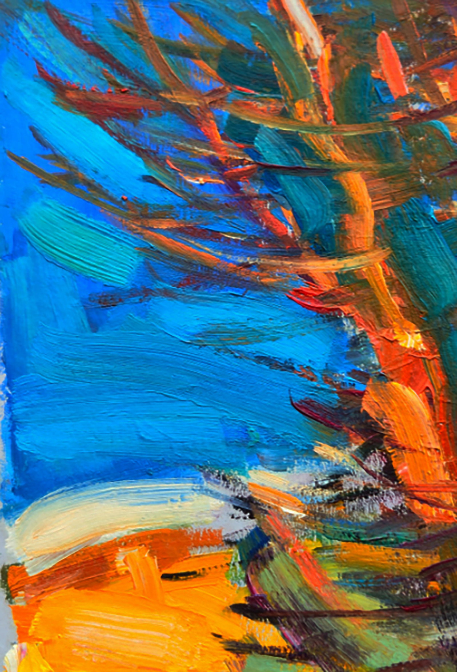 Oil painting Sunny summer morning Yuri Shkrob - 2