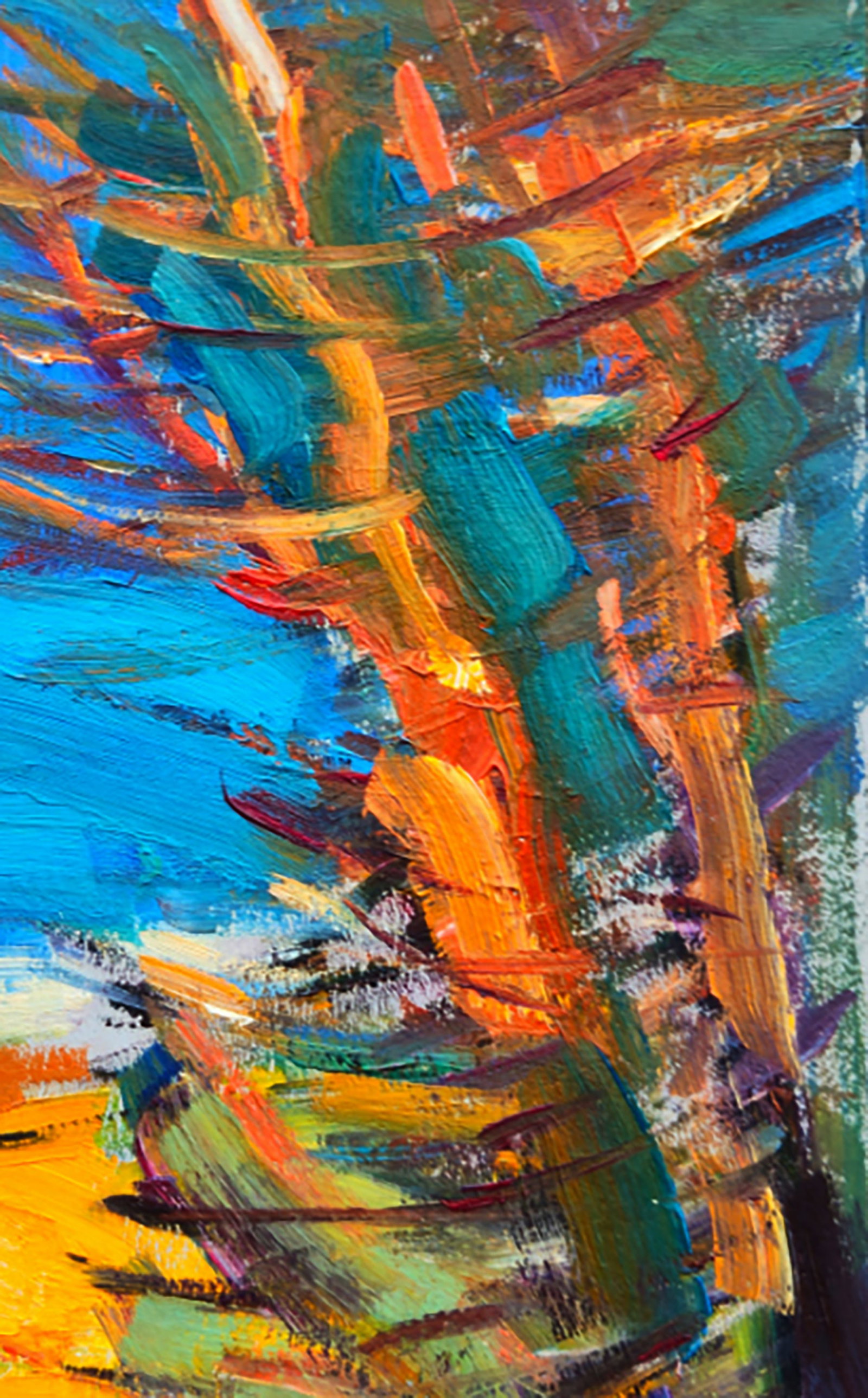 Oil painting Sunny summer morning Yuri Shkrob - 3