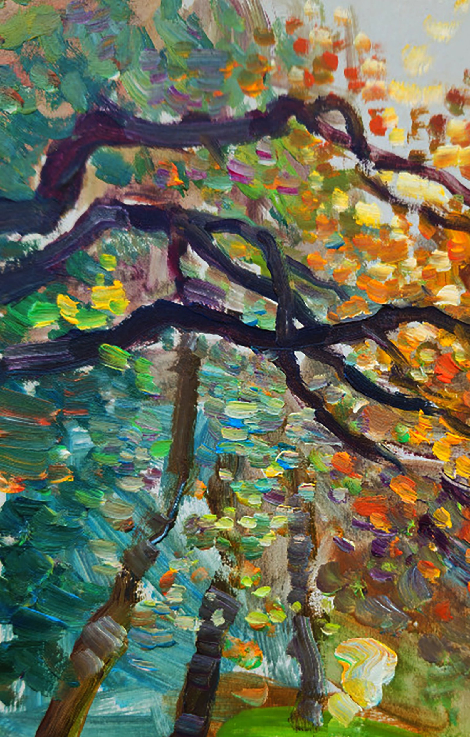 Oil painting Amazing light in nature Yuri Shkrob - 2