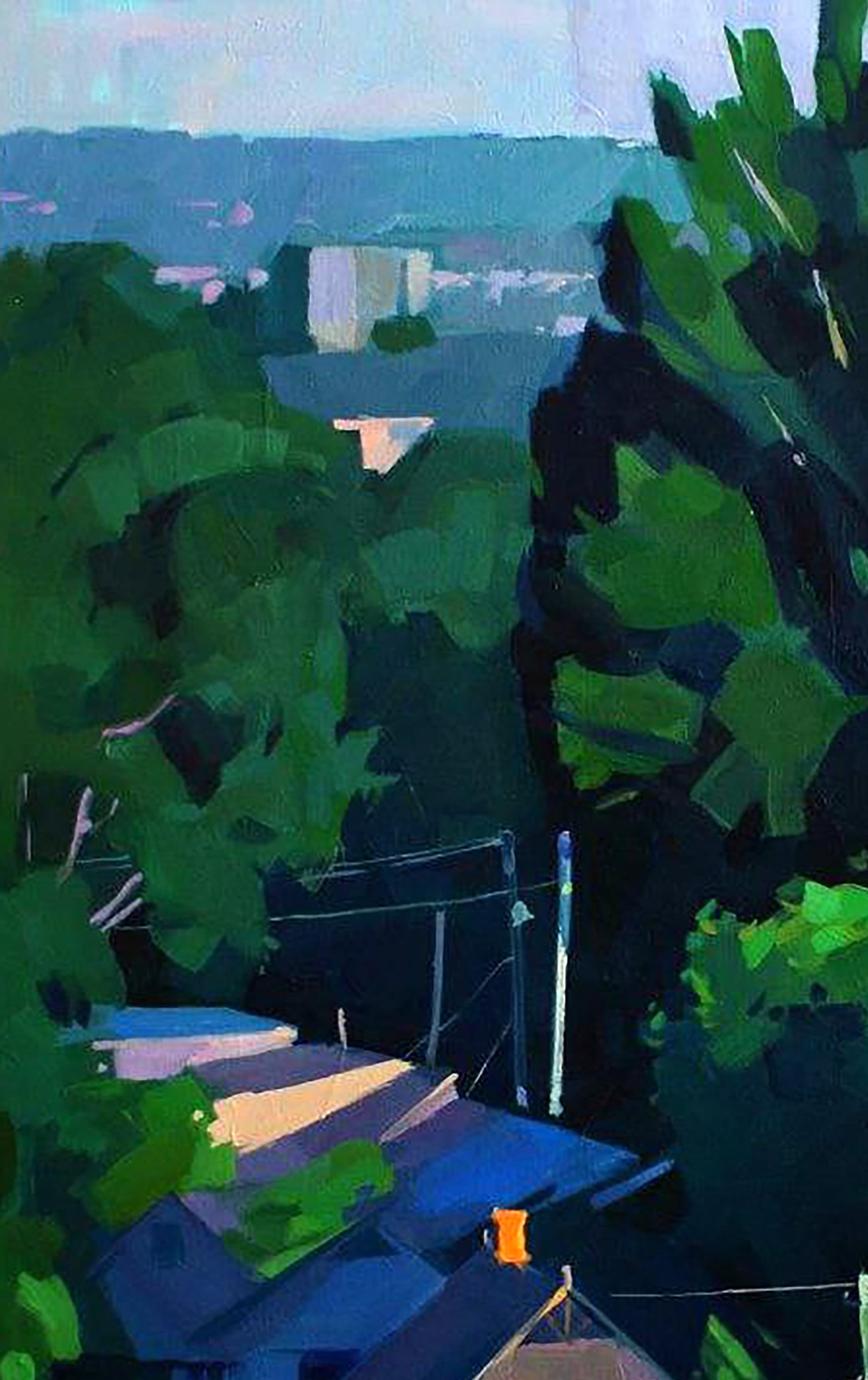 Oil painting At five in the morning Anastasia Yaroshevich - 2