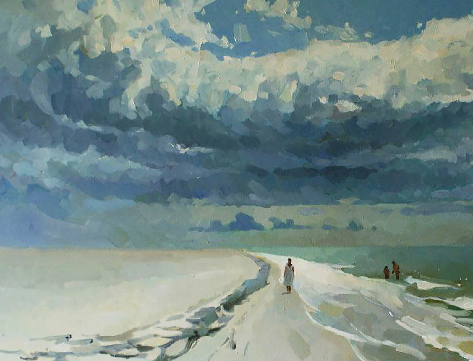 Oil painting Near the sea Anastasia Yaroshevich - 2