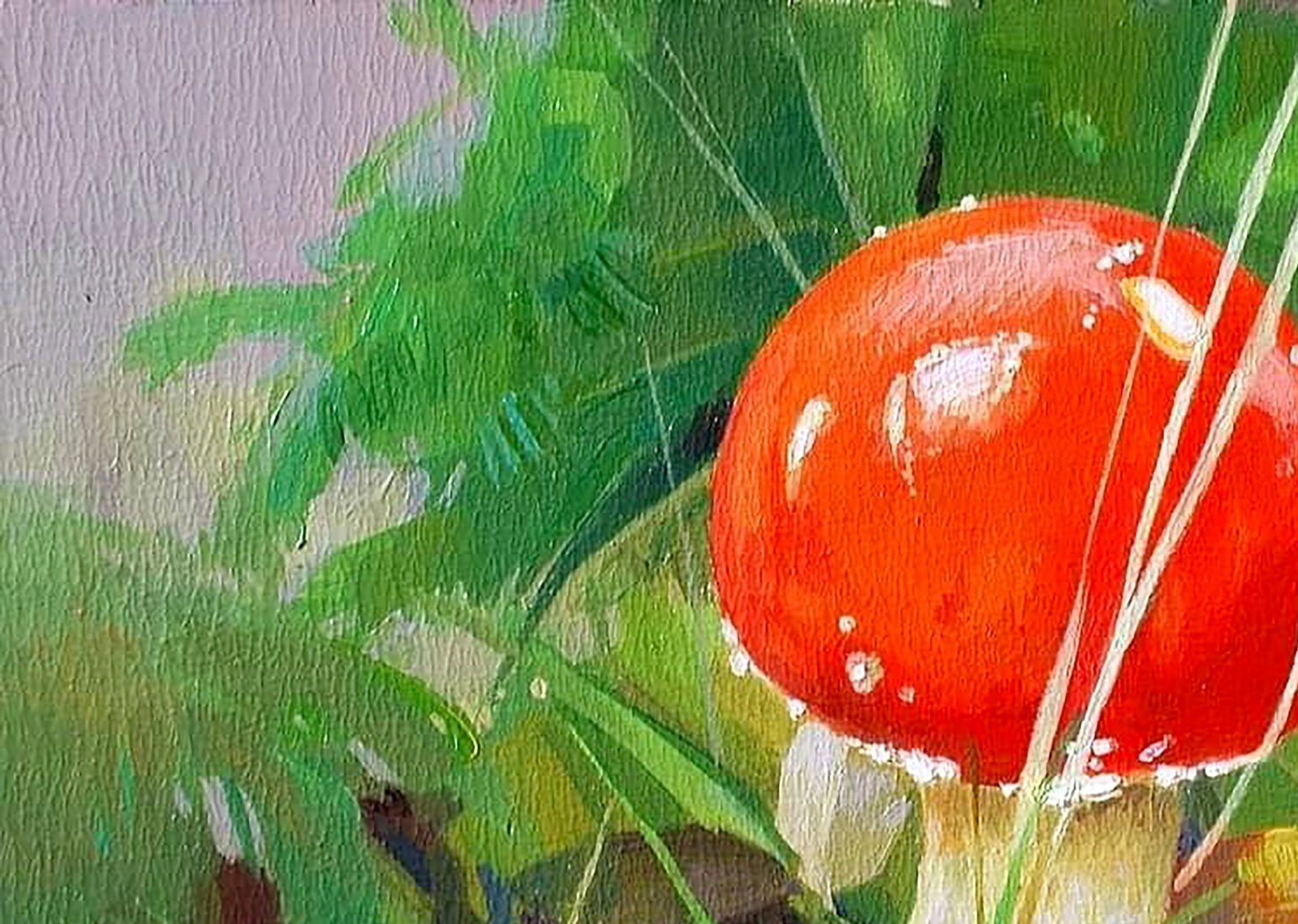 Oil painting Mountain mushroom Anastasia Yaroshevich - 2