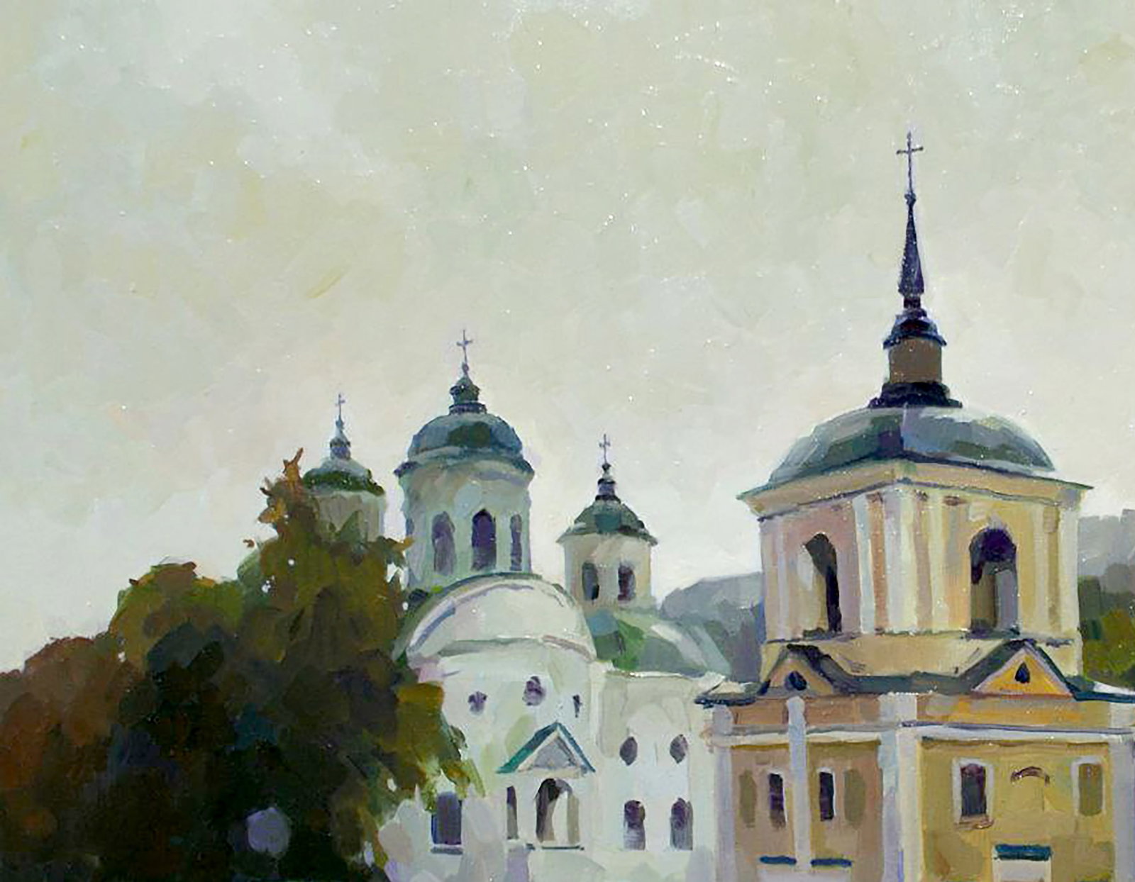 Oil painting It's a nasty day Anastasia Yaroshevich - 2