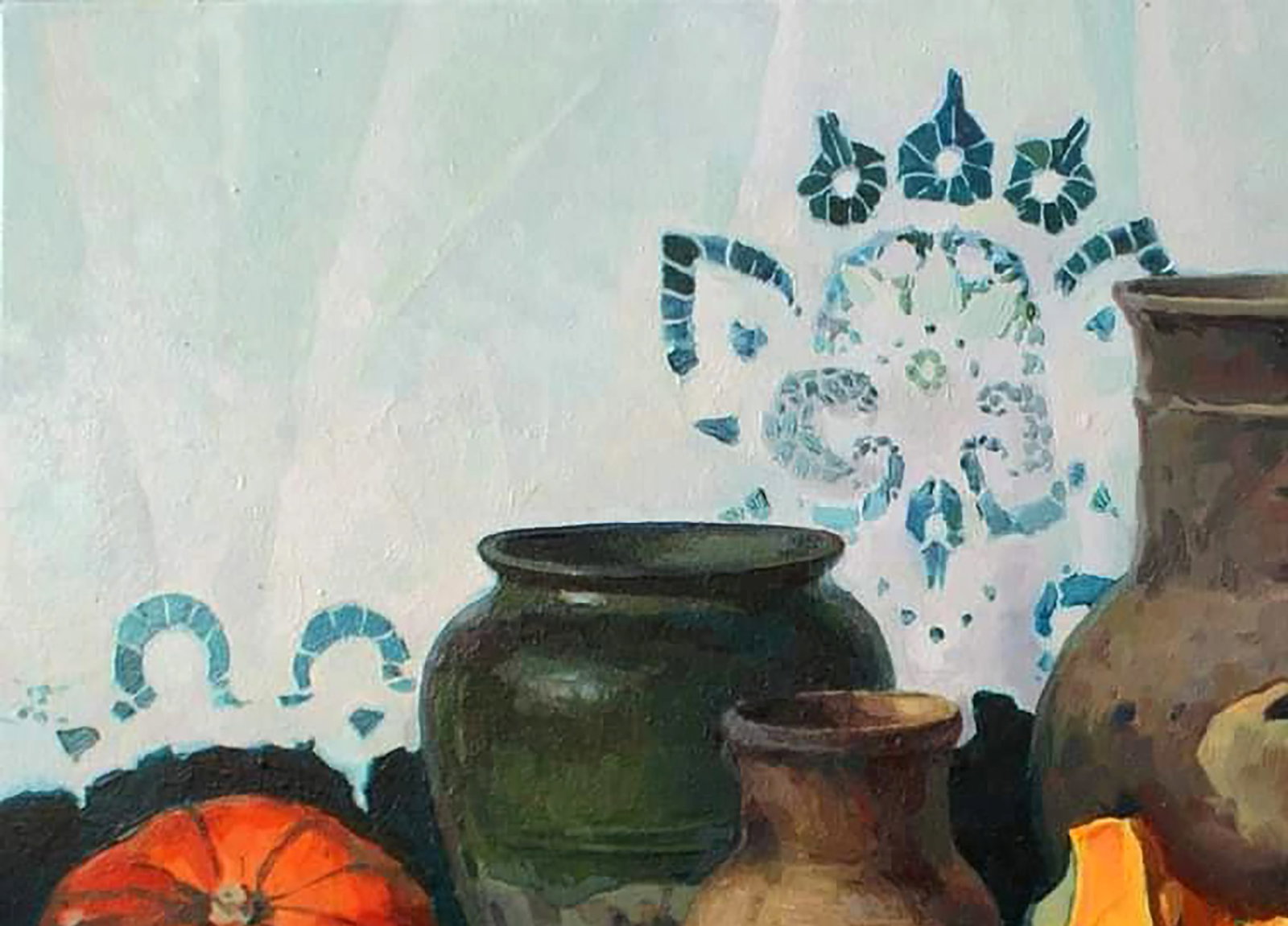 Oil painting Still life with pumpkins Anastasia Yaroshevich - 2