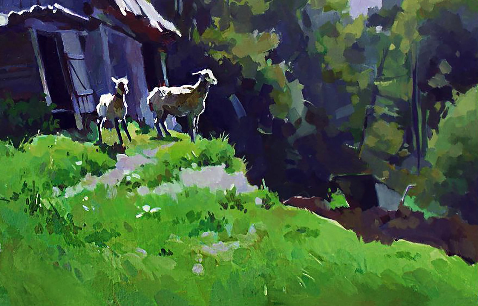 Oil painting Sunny afternoon Anastasia Yaroshevich - 5