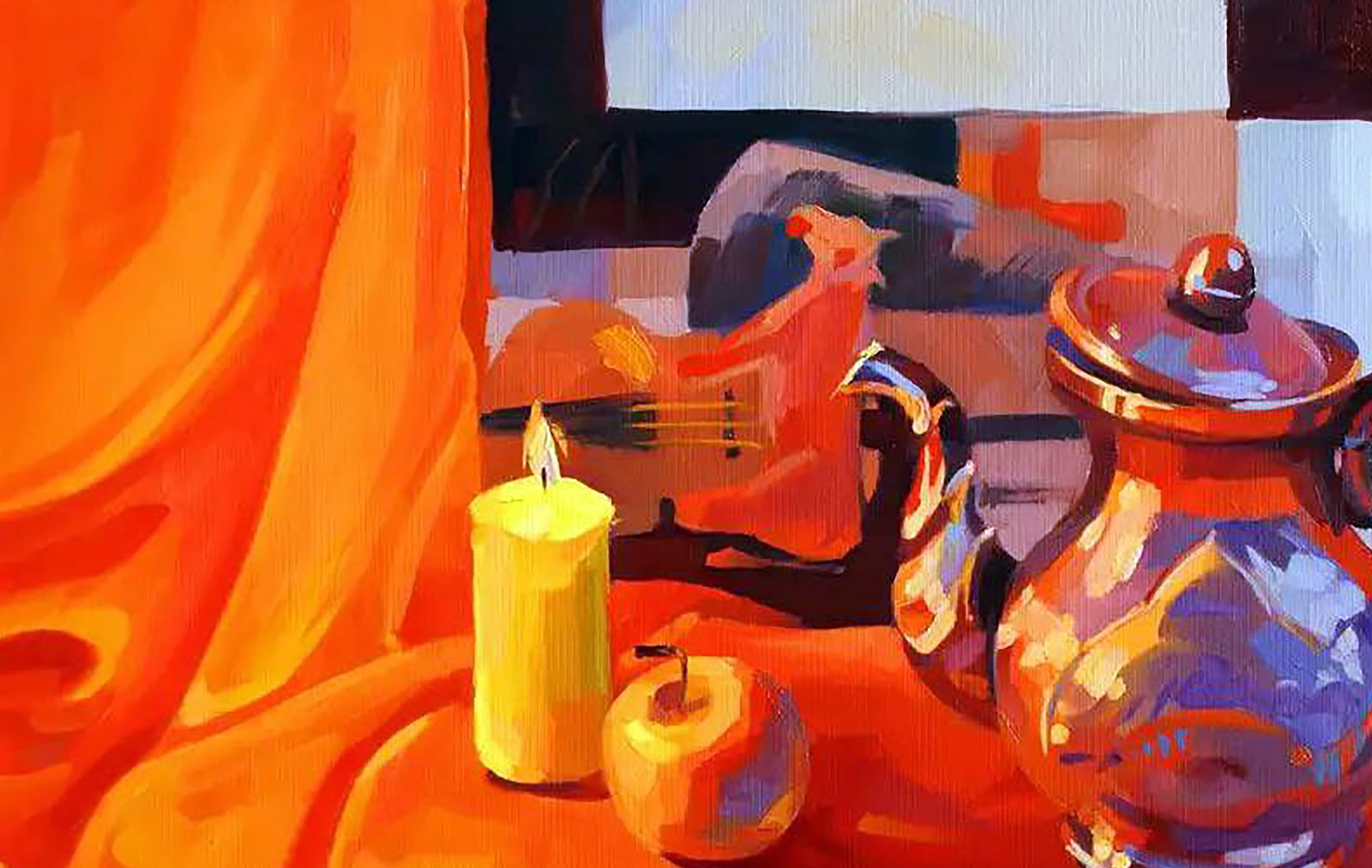 Oil painting Warm Anastasia Yaroshevich - 2